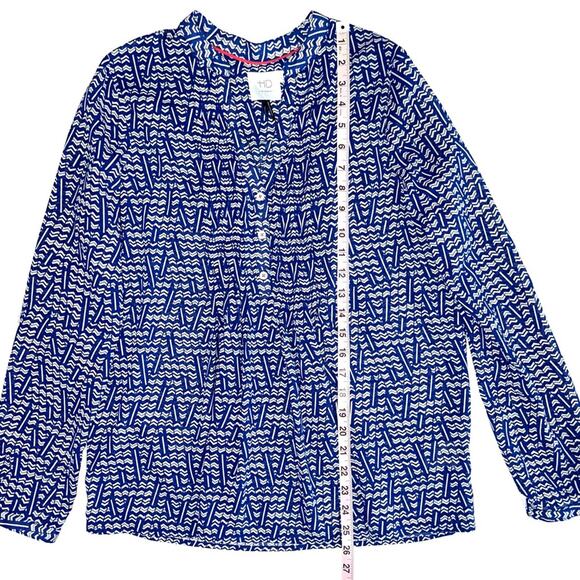 Anthropologie HD in Paris Kaveri Henley Top Size 2 - Picture 12 of 13